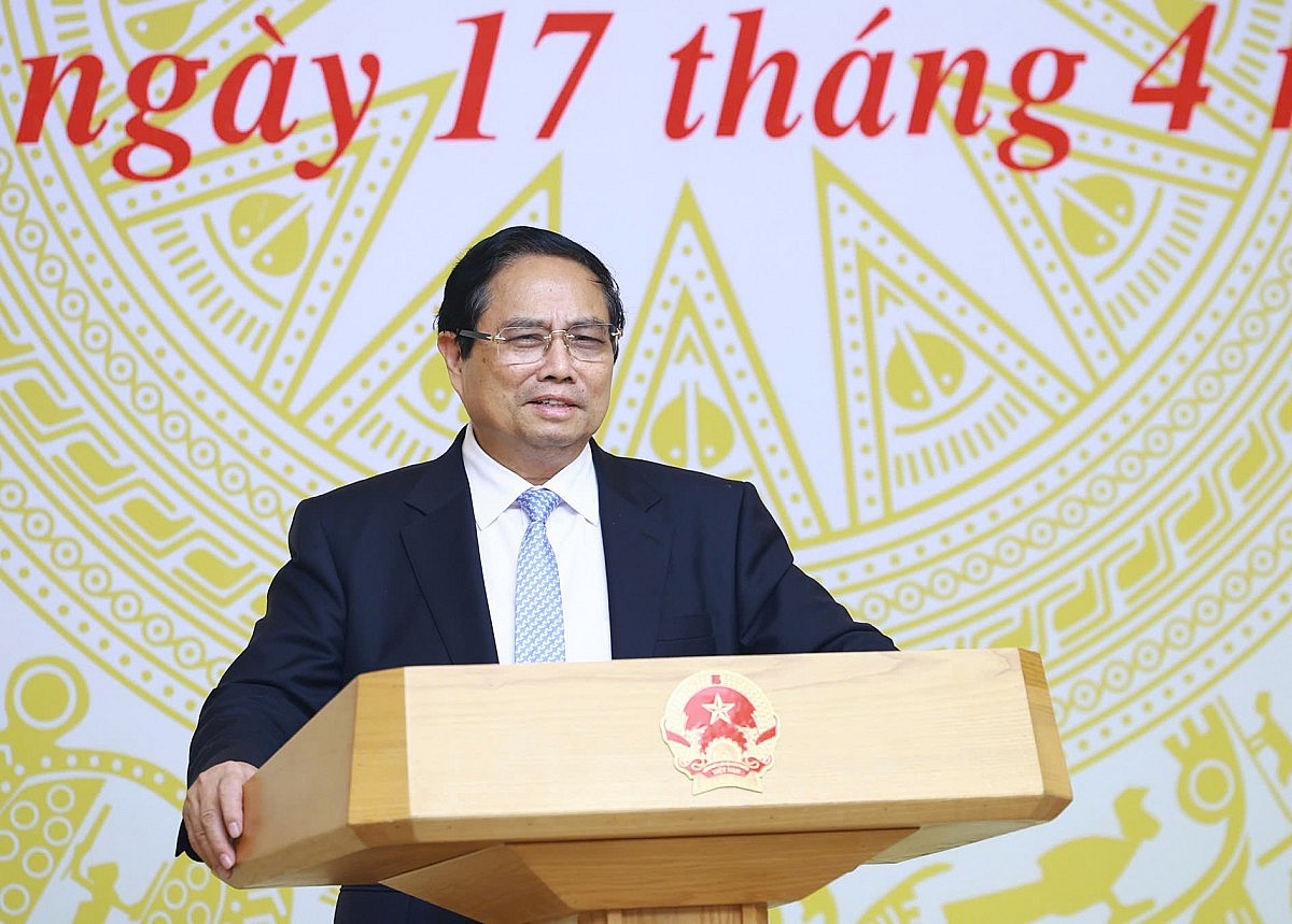 Thủ tướng phát biểu tại phiên họp lần thứ 11 của Hội đồng hi đua-Khen thưởng Trung ương nhiệm kỳ 2021-2026 - Ảnh: VGP/Nhật Bắc