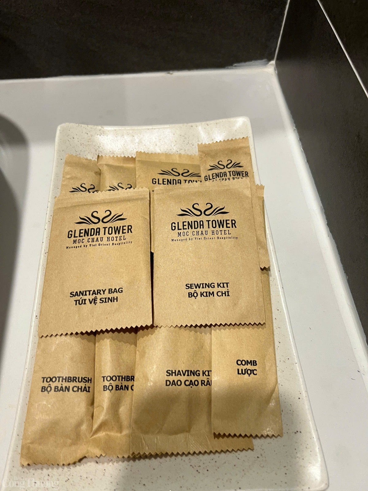 Vật dụng dành cho du khách tại khách sạn được sản xuất từ lõi ngô