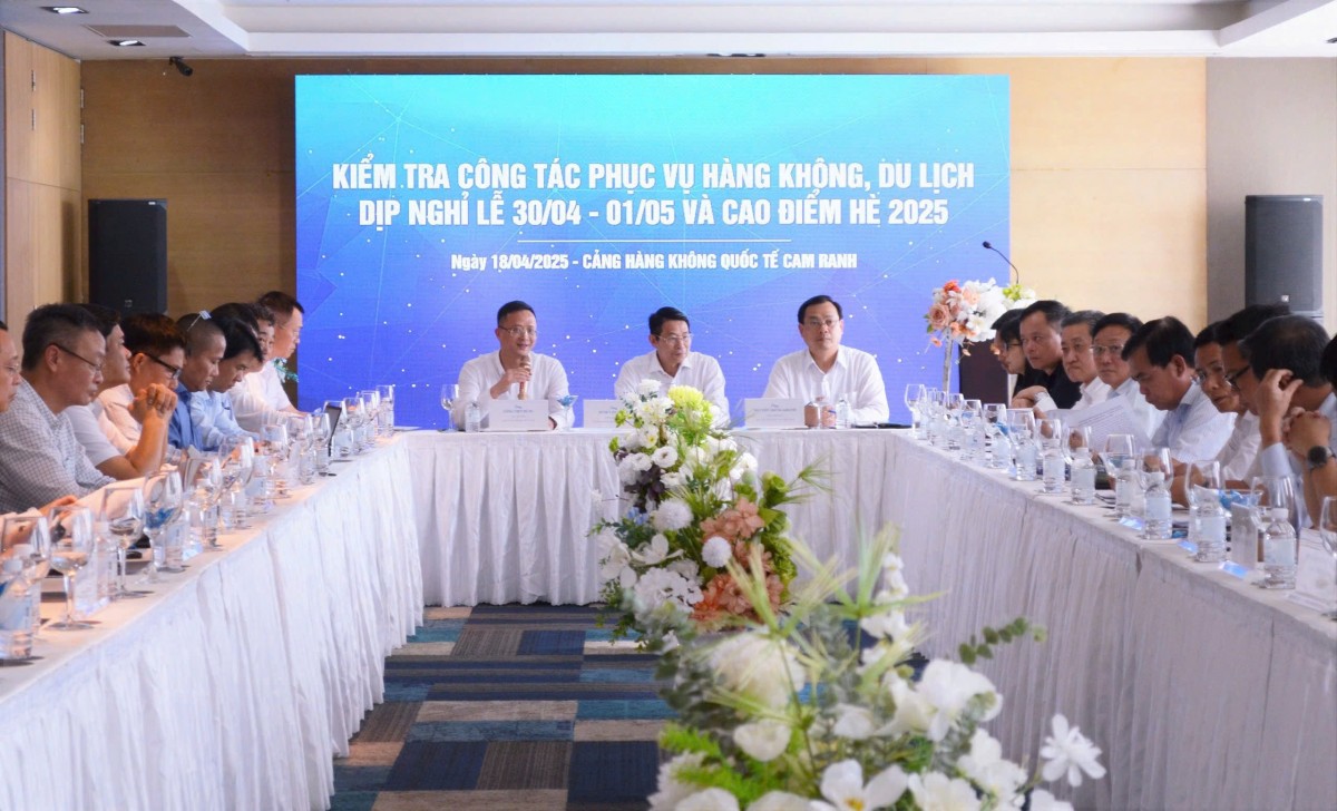 đoàn công tác Cục Du lịch Quốc gia Việt Nam kiểm tra liên ngành công tác chuẩn bị phục vụ khách du lịch tại tỉnh Khánh Hòa dịp lễ 30/4 - 1/5 và cao điểm hè năm 2025 đoàn công tác Cục Du lịch Quốc gia Việt Nam kiểm tra liên ngành công tác chuẩn bị phục vụ khách du lịch tại tỉnh Khánh Hòa dịp lễ 30/4 - 1/5 và cao điểm hè năm 2025