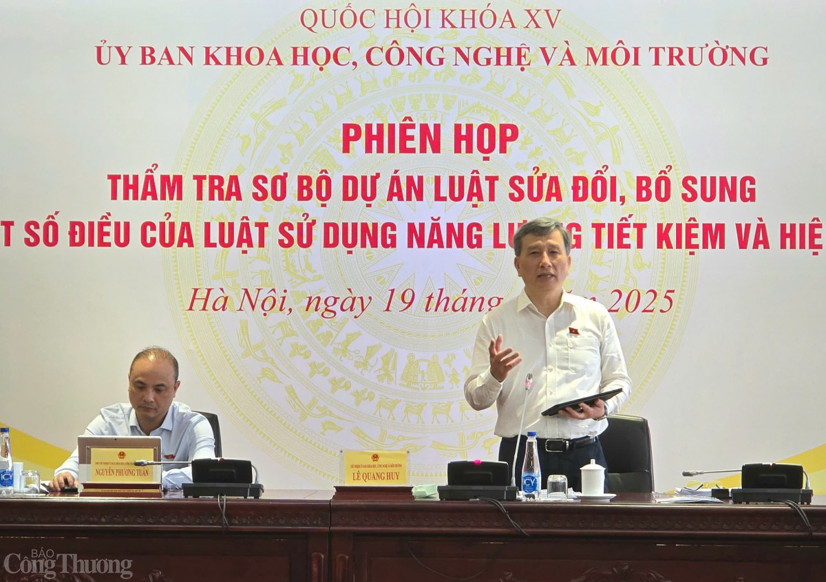 Thẩm tra sơ bộ Luật Sử dụng năng lượng tiết kiệm và Thẩm tra sơ bộ Luật Sử dụng năng lượng tiết kiệm và