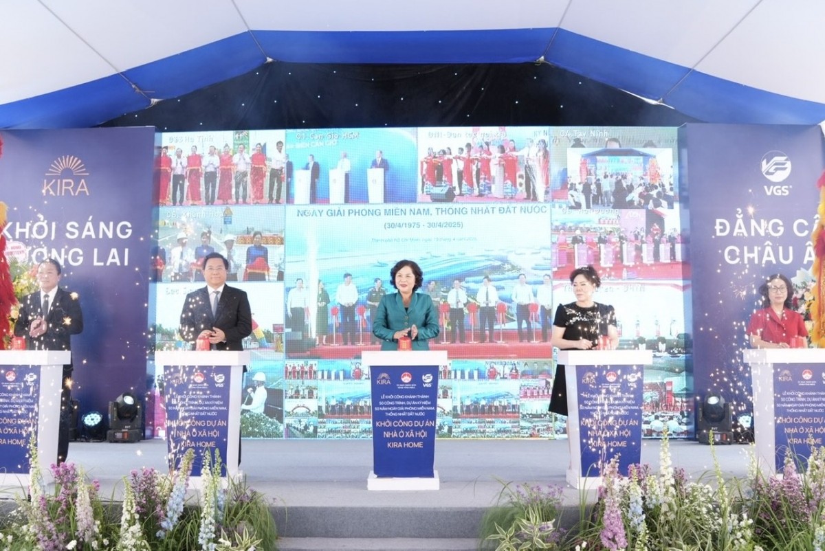 Vĩnh Phúc: Khởi công dự án nhà ở xã hội Kira Home