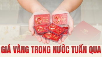 Giá vàng trong nước tuần qua: Tăng kỷ lục rồi giảm sốc
