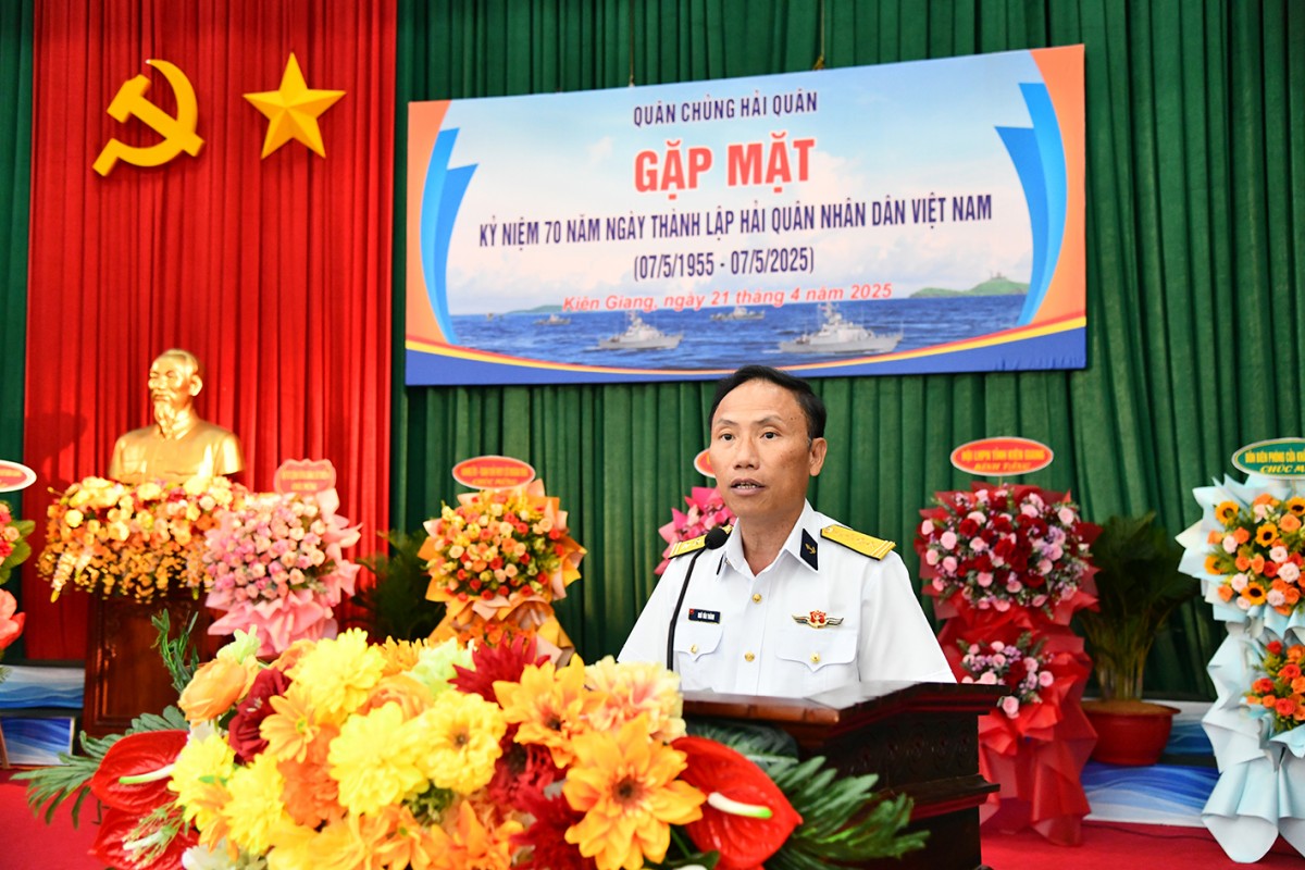 Quân chủng Hải quân: Gặp mặt 70 năm Ngày thành lập