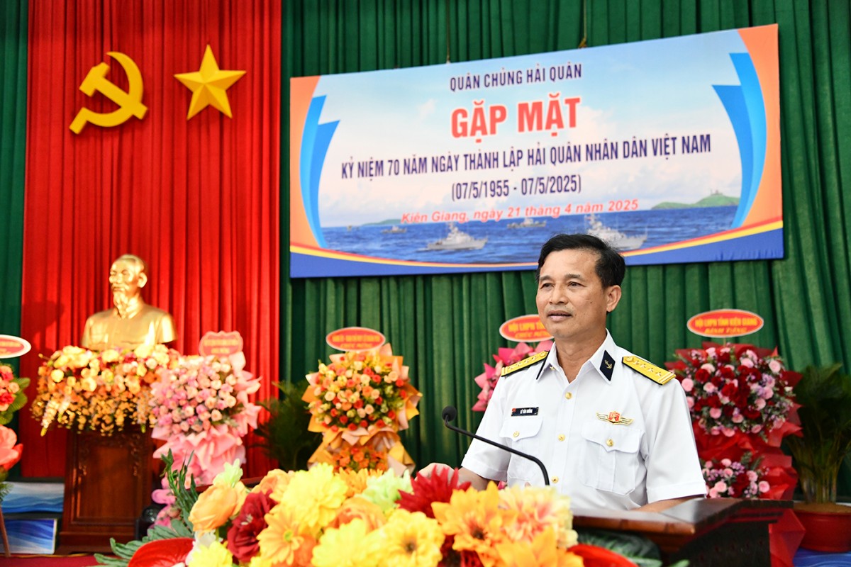 Quân chủng Hải quân: Gặp mặt 70 năm Ngày thành lập