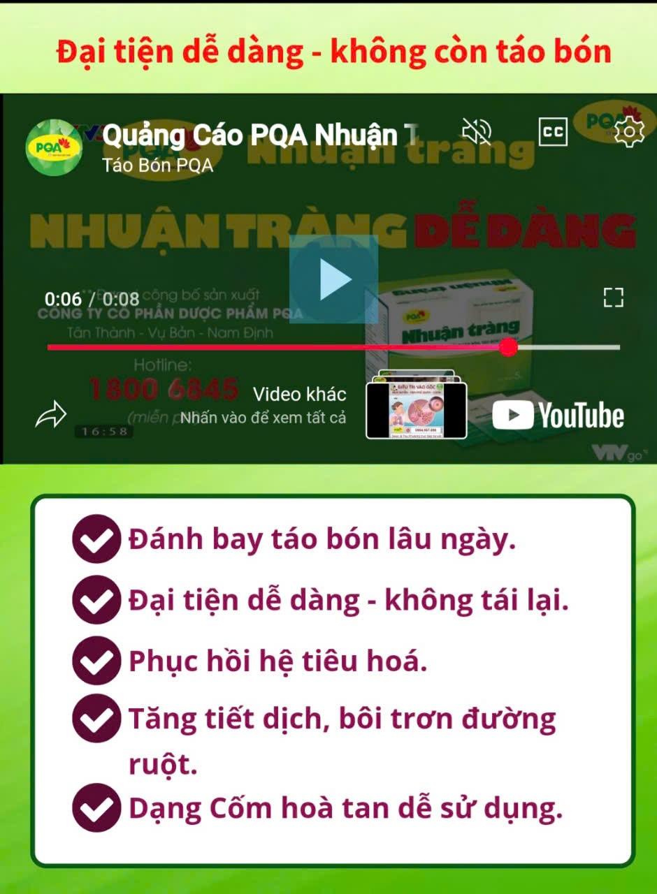 PQA Nhuận Tràng: Thực phẩm chức năng đội lốt bài thuốc