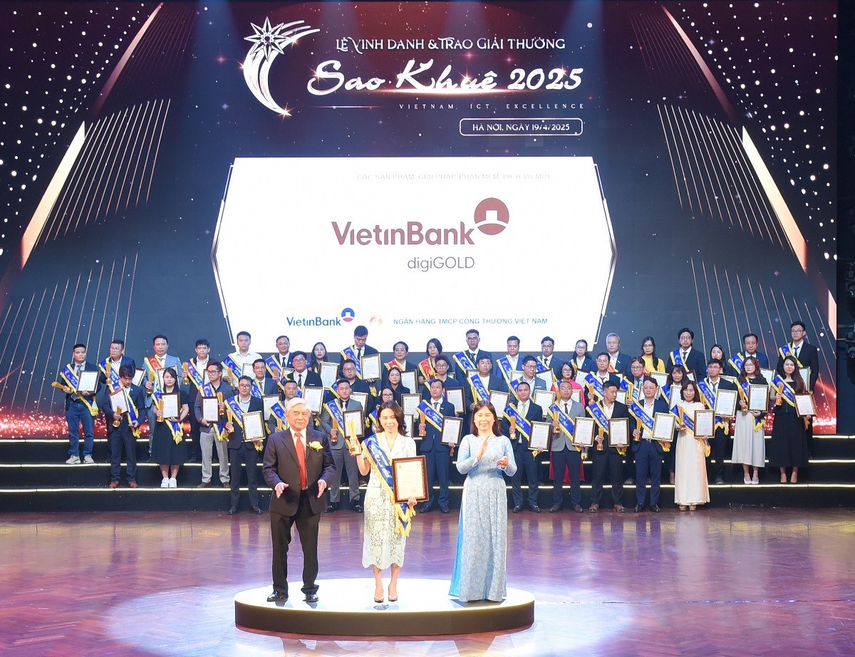 VietinBank xuất sắc giành 5 Giải thưởng Sao Khuê 2025 VietinBank xuất sắc giành 5 Giải thưởng Sao Khuê 2025