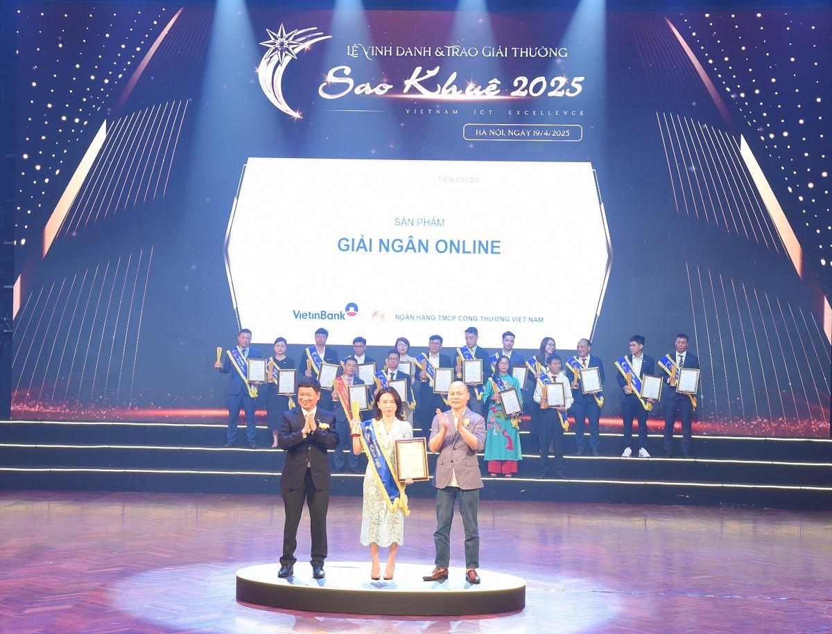 VietinBank xuất sắc giành 5 Giải thưởng Sao Khuê 2025 VietinBank xuất sắc giành 5 Giải thưởng Sao Khuê 2025