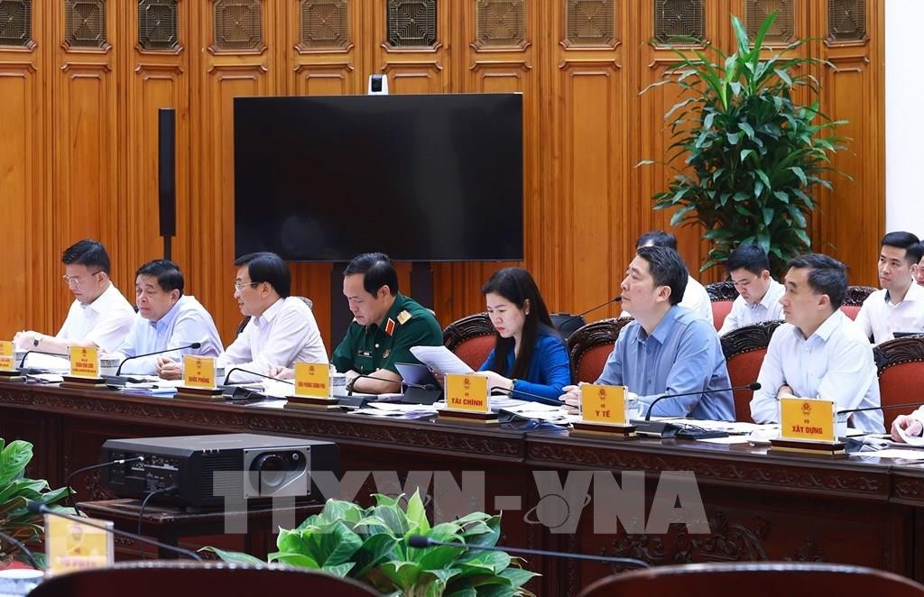 Các đại biểu tham dự cuộc họp chuẩn bị cho việc đàm phán thỏa thuận thương mại song phương với Hoa Kỳ. Ảnh: Dương Giang-TTXVN