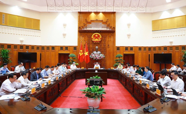 Thủ tướng Phạm Minh Chính chủ trì họp Thường trực Chính phủ với các bộ, ngành, cơ quan liên quan về chuẩn bị đàm phán, thúc đẩy quan hệ thương mại cân bằng, ổn định, bền vững với Hoa Kỳ - Ảnh: VGP/Nhật Bắc Thủ tướng Phạm Minh Chính chủ trì họp Thường trực Chính phủ với các bộ, ngành, cơ quan liên quan về chuẩn bị đàm phán, thúc đẩy quan hệ thương mại cân bằng, ổn định, bền vững với Hoa Kỳ - Ảnh: VGP/Nhật Bắc