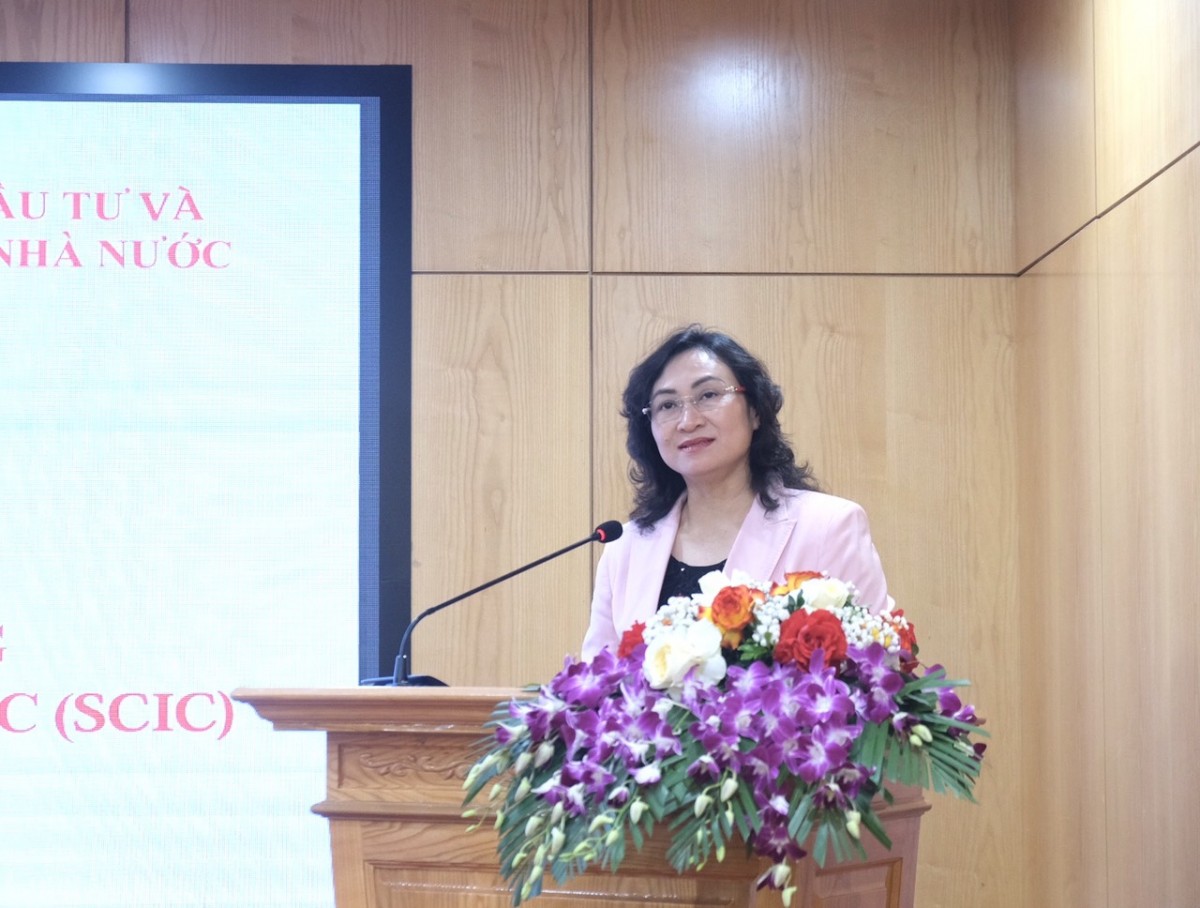 Thứ trưởng Bộ Công Thương Phan Thị Thắng phát biểu. Thứ trưởng Bộ Công Thương Phan Thị Thắng phát biểu.