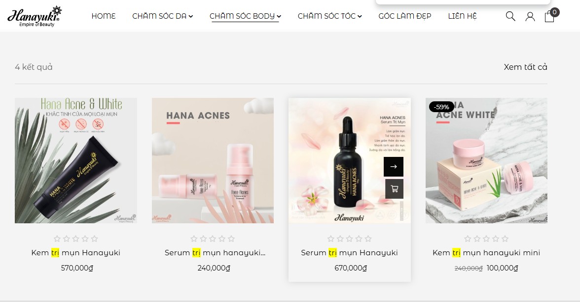 Mỹ phẩm Hanayuki của Đoàn Di Băng quảng cáo như thuốc chữa