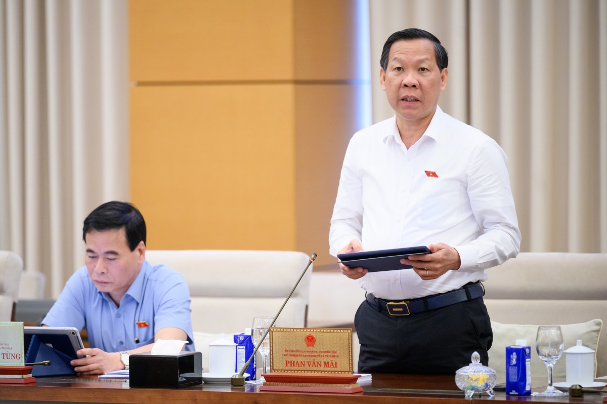 Chủ nhiệm Ủy ban Kinh tế và Tài chính Phan Văn Mãi Chủ nhiệm Ủy ban Kinh tế và Tài chính Phan Văn Mãi