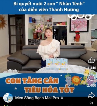 Sẽ xử lý quảng cáo Men sống Bạch Mai của diễn viên Thanh Hương