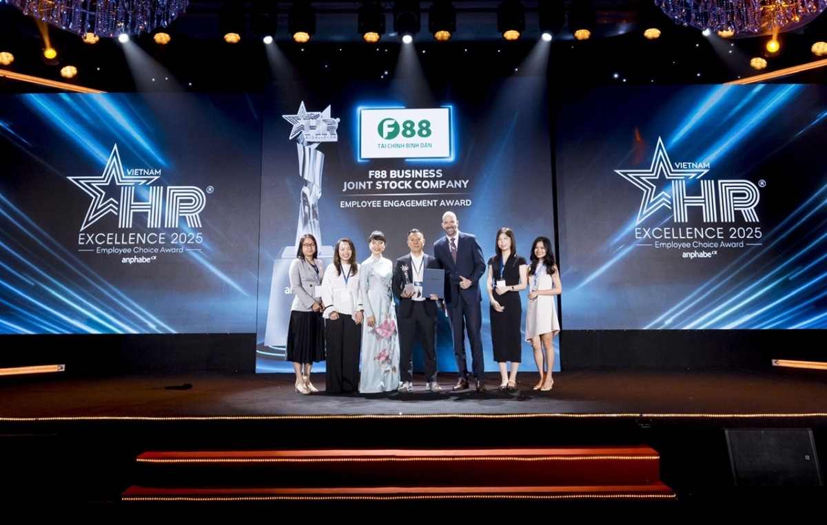 F88 được vinh danh giải thưởng HR Excellence 2025 F88 được vinh danh giải thưởng HR Excellence 2025