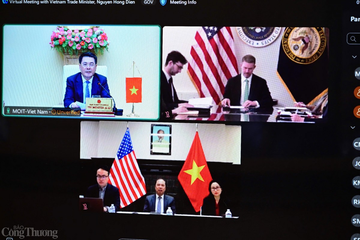 Bộ trưởng Nguyễn Hồng Diên điện đàm với Hoa Kỳ
