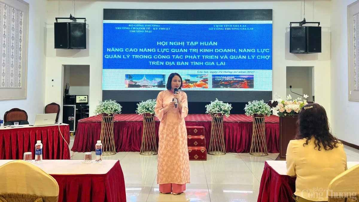 Đào tạo nâng cao năng lực quản lý, phát triển chợ