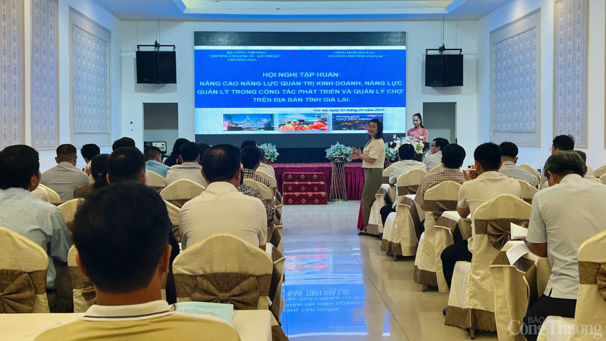 Đào tạo nâng cao năng lực quản lý, phát triển chợ