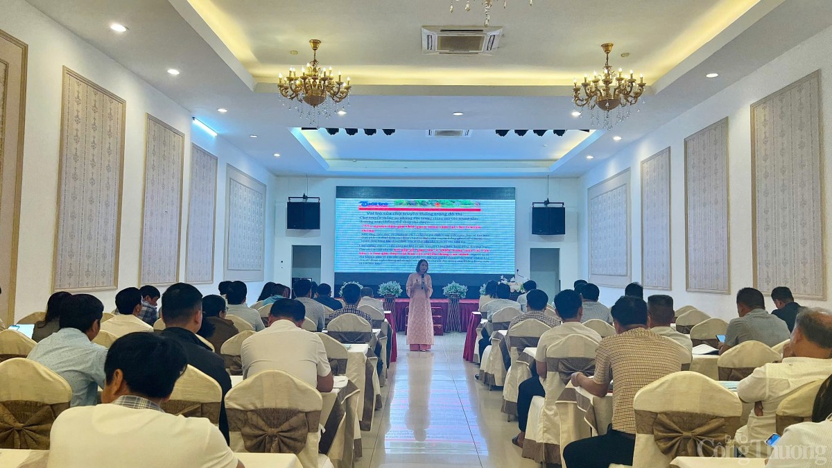 Đào tạo nâng cao năng lực quản lý, phát triển chợ