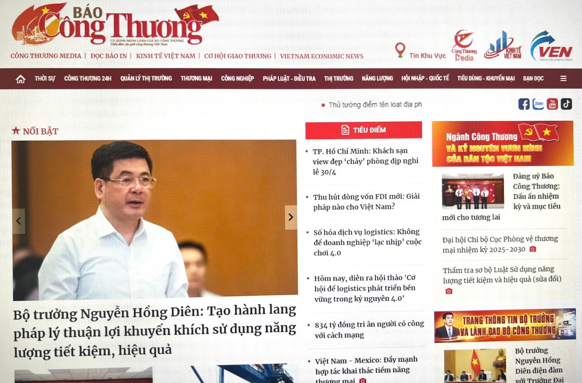 Bí thư Hầu A Lềnh mong muốn Báo Công Thương đồng hành Bí thư Hầu A Lềnh mong muốn Báo Công Thương đồng hành