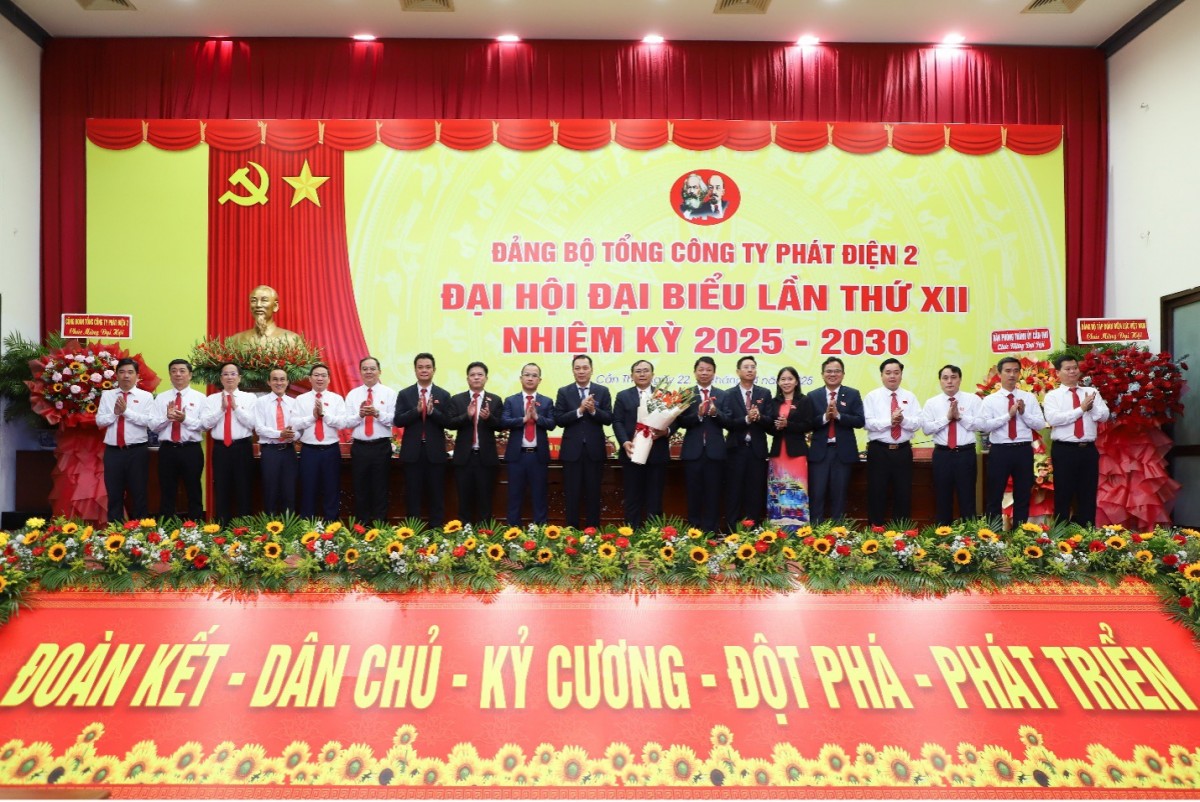 Ban chấp hành Đảng bộ EVNGENCO2 nhiệm kỳ 2025 – 2030 ra mắt Đại hội