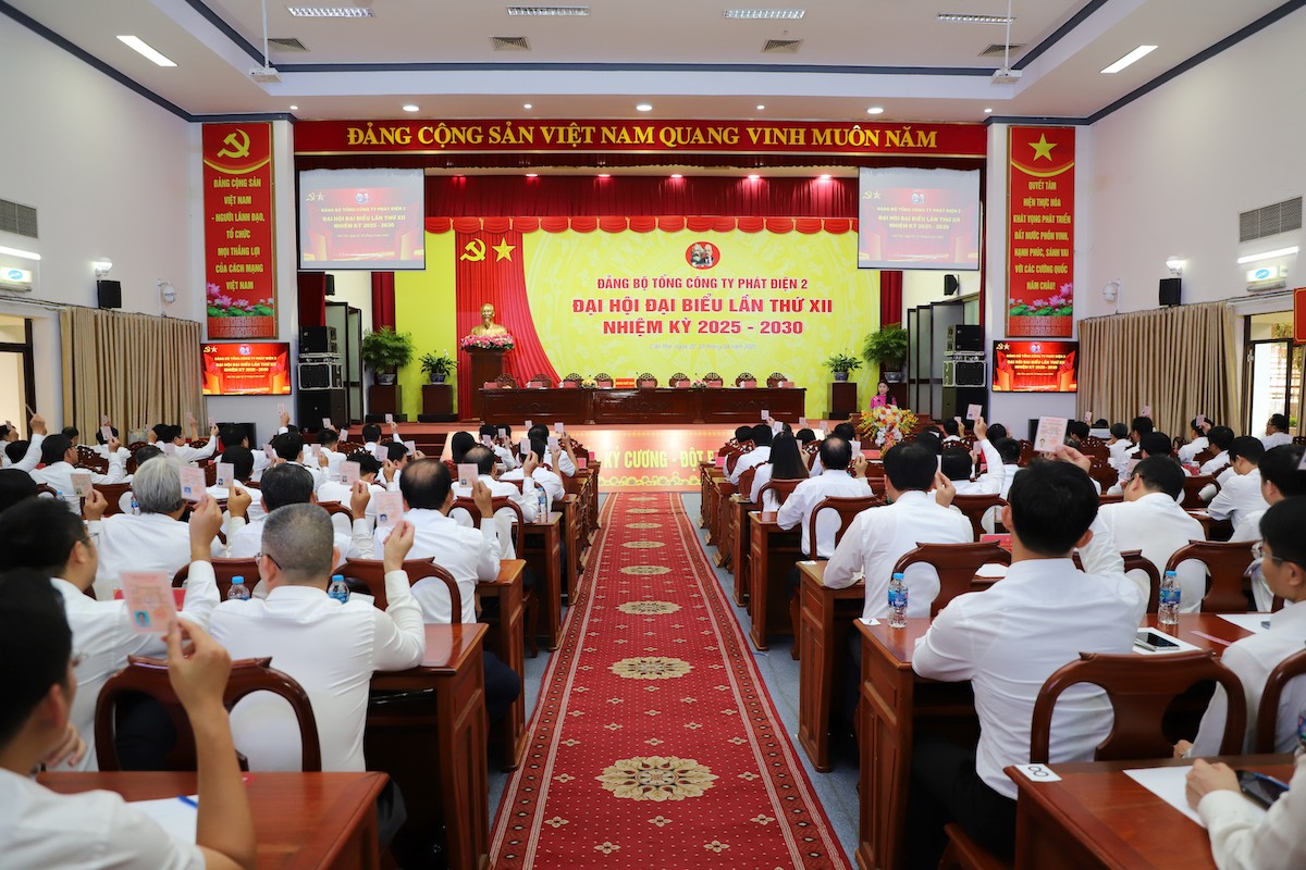 Các đại biểu thống nhất cao với các nội dung tại Đại hội