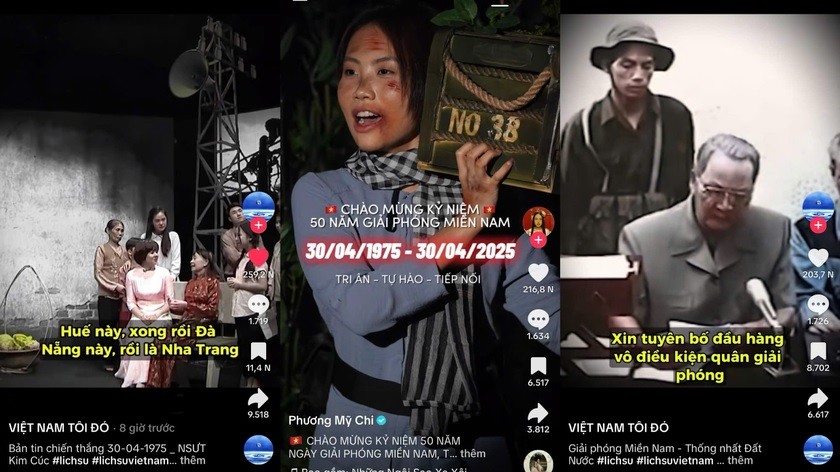 Những video lịch sử được giới trẻ sáng tạo, lan tỏa mạnh mẽ trên mạng xã hội Những video lịch sử được giới trẻ sáng tạo, lan tỏa mạnh mẽ trên mạng xã hội