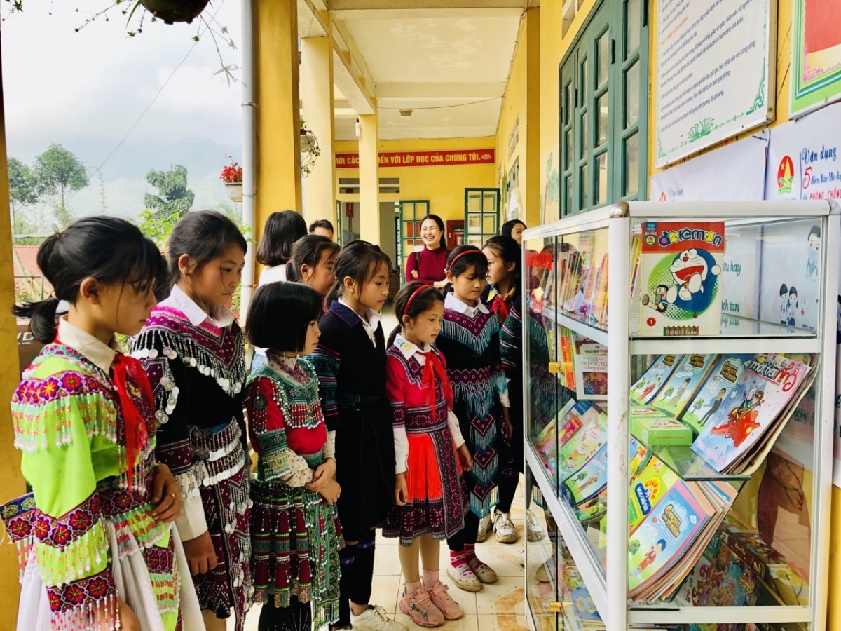 Việc phát triển văn hóa đọc tới trẻ em vùng cao có ý nghĩa rất lớn (Ảnh tư liệu) Việc phát triển văn hóa đọc tới trẻ em vùng cao có ý nghĩa rất lớn (Ảnh tư liệu)
