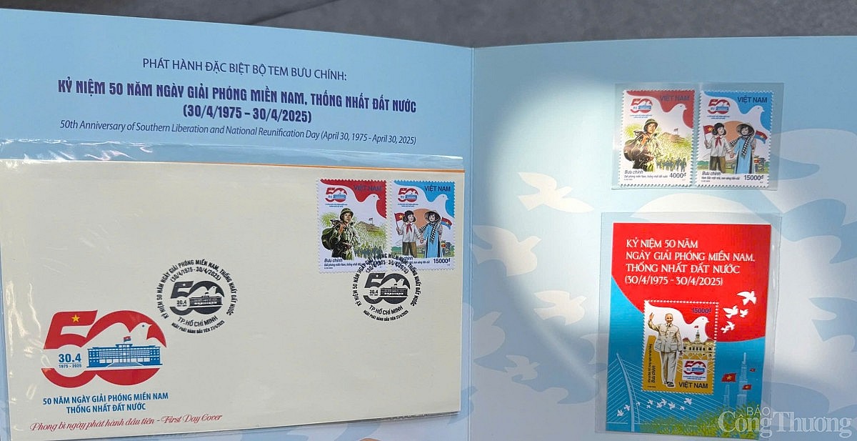 Ra mắt bộ tem đặc biệt chào mừng chiến thắng 30/4