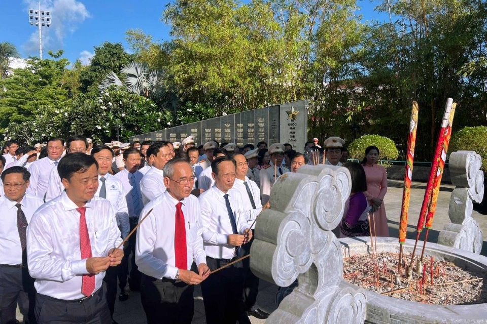 Sóc Trăng, Bạc Liêu: Trang trọng dâng hương tưởng niệm các anh