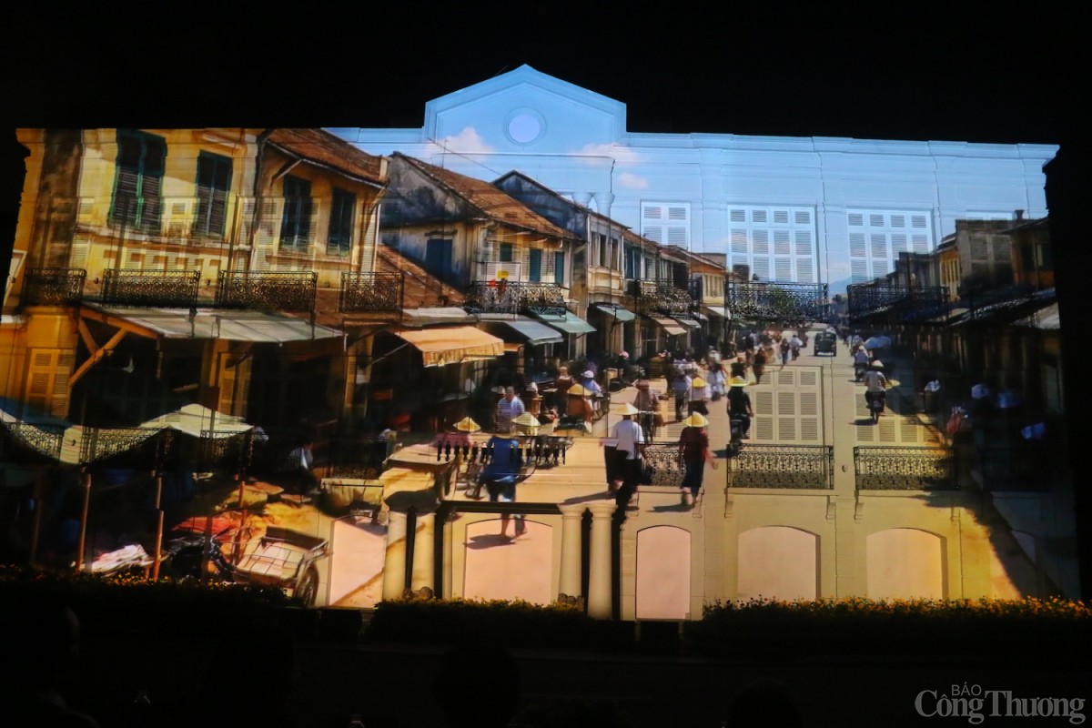 Thành phố Đà Nẵng chiếu phim 3D Mapping tái hiện các thời kỳ phát triển