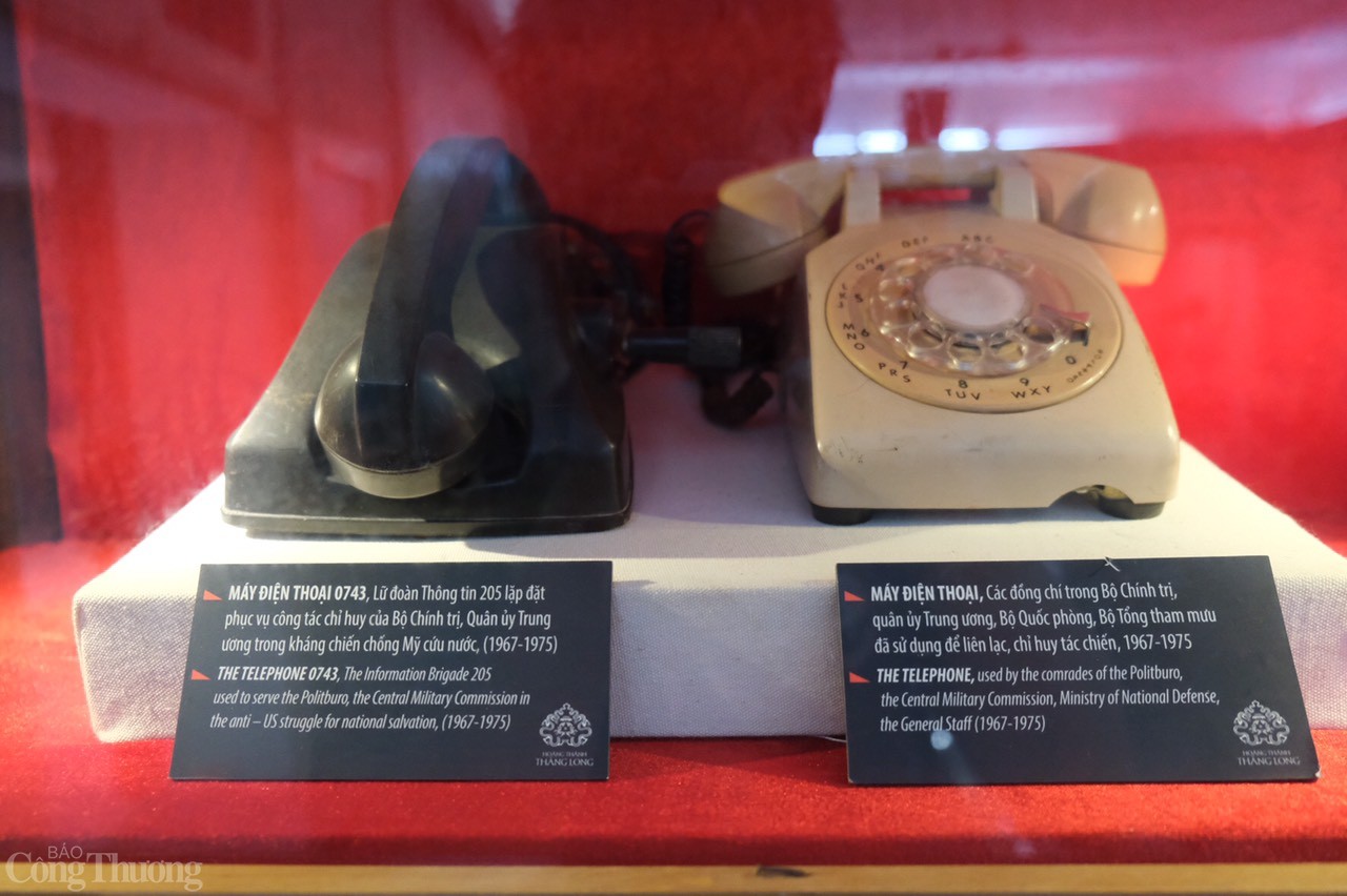 Kỷ vật được trưng bày tại nhà D67. 