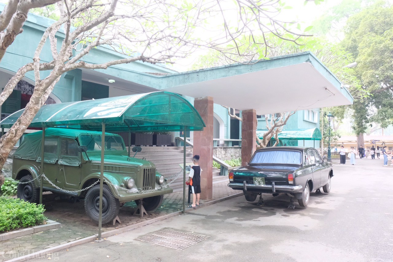 Nơi trưng bày những mẫu xe phục vụ Quân đội Nhân dân Việt Nam.