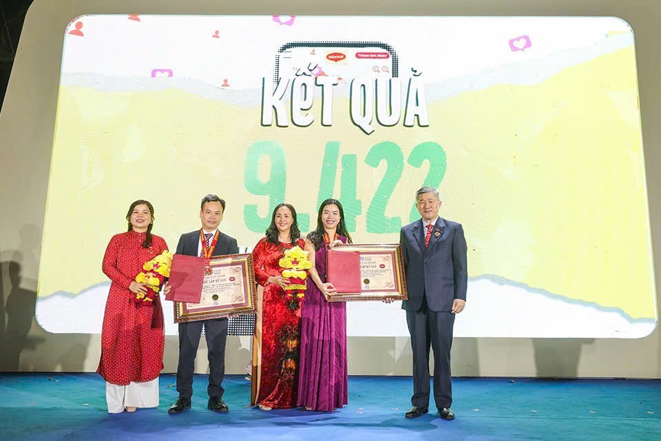 Bản đồ ẩm thực trực tuyến thuộc đề án “Biến Tấu Vạn Nguyên Liệu, Nấu Triệu Món Việt” xác lập kỷ lục Việt Nam với 9.422 món ăn sau một tháng ra mắt Bản đồ ẩm thực trực tuyến thuộc đề án “Biến Tấu Vạn Nguyên Liệu, Nấu Triệu Món Việt” xác lập kỷ lục Việt Nam với 9.422 món ăn sau một tháng ra mắt