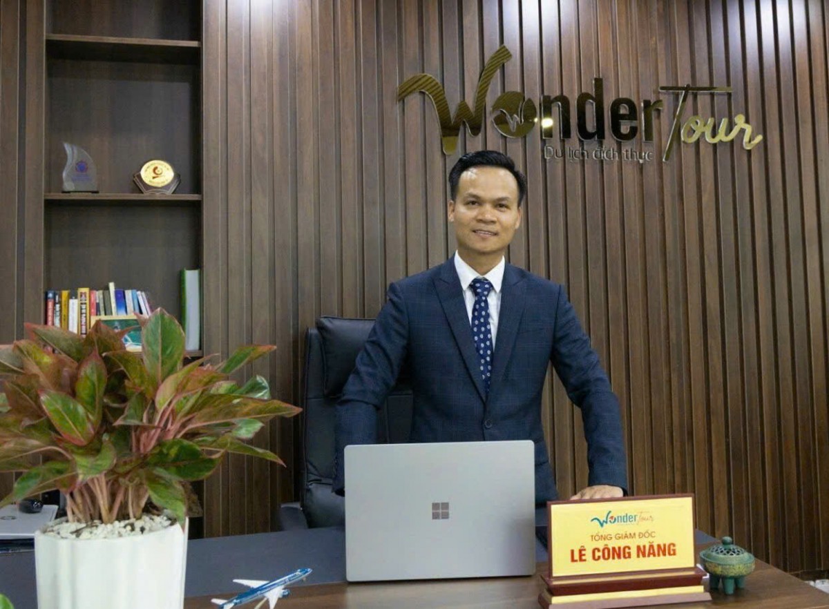 Ông Lê Công Năng – Chủ tịch Diễn đàn doanh nhân- Wondertour chia sẻ với Báo Công Thương 
