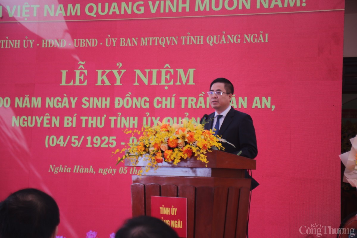 Tỉnh Quảng Ngãi kỷ niệm 110 năm ngày sinh đồng chí Trần Văn An, Nguyên Bí thư Tỉnh ủy Quảng Ngãi Tỉnh Quảng Ngãi kỷ niệm 110 năm ngày sinh đồng chí Trần Văn An, Nguyên Bí thư Tỉnh ủy Quảng Ngãi