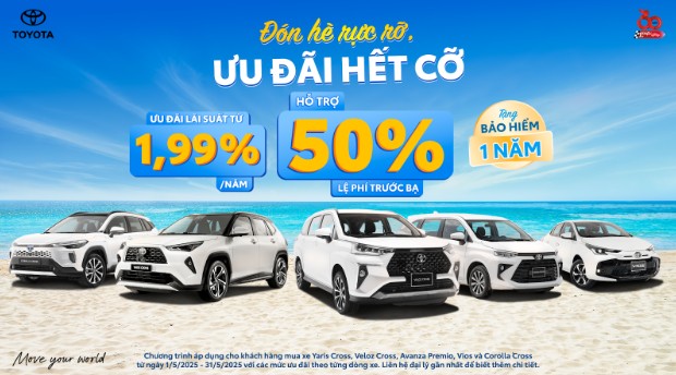 Tiếp tục đà tăng trưởng, Toyota tri ân khách hàng với loạt ưu đãi hấp dẫn Tiếp tục đà tăng trưởng, Toyota tri ân khách hàng với loạt ưu đãi hấp dẫn