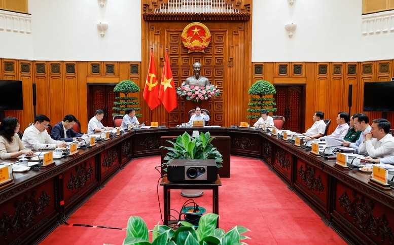 Thủ tướng Phạm Minh Chính chủ trì cuộc họp của Thường trực Chính phủ về xây dựng dự thảo Nghị quyết của Quốc hội về một số cơ chế, chính sách đặc thù phát triển kinh tế tư nhân - Ảnh: VGP/Nhật Bắc Thủ tướng Phạm Minh Chính chủ trì cuộc họp của Thường trực Chính phủ về xây dựng dự thảo Nghị quyết của Quốc hội về một số cơ chế, chính sách đặc thù phát triển kinh tế tư nhân - Ảnh: VGP/Nhật Bắc