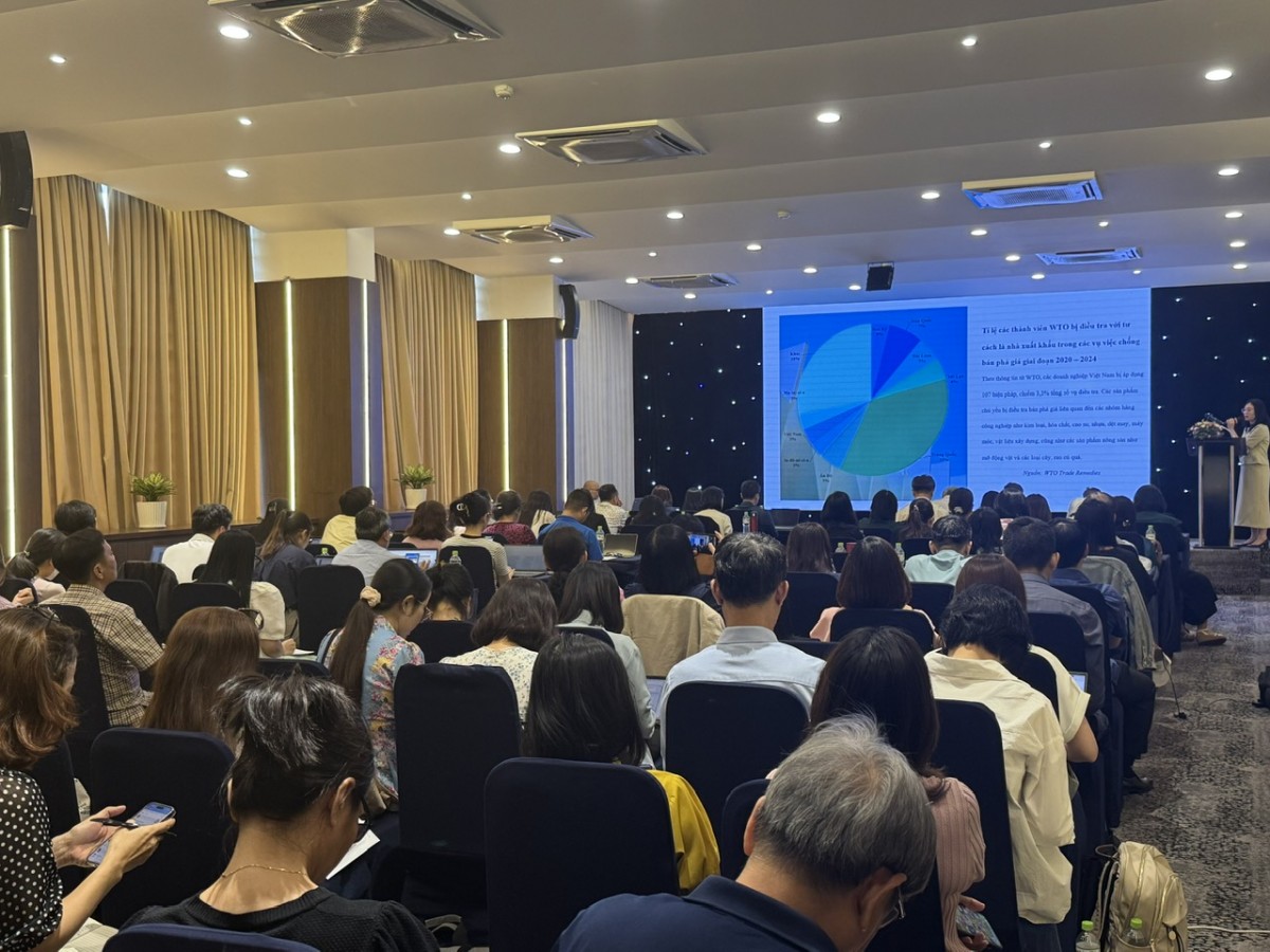 “Hội nghị nâng cao năng lực phòng vệ thương mại và cảnh báo sớm cho doanh nghiệp Việt Nam trong bối cảnh biến động chính sách thuế toàn cầu” “Hội nghị nâng cao năng lực phòng vệ thương mại và cảnh báo sớm cho doanh nghiệp Việt Nam trong bối cảnh biến động chính sách thuế toàn cầu”