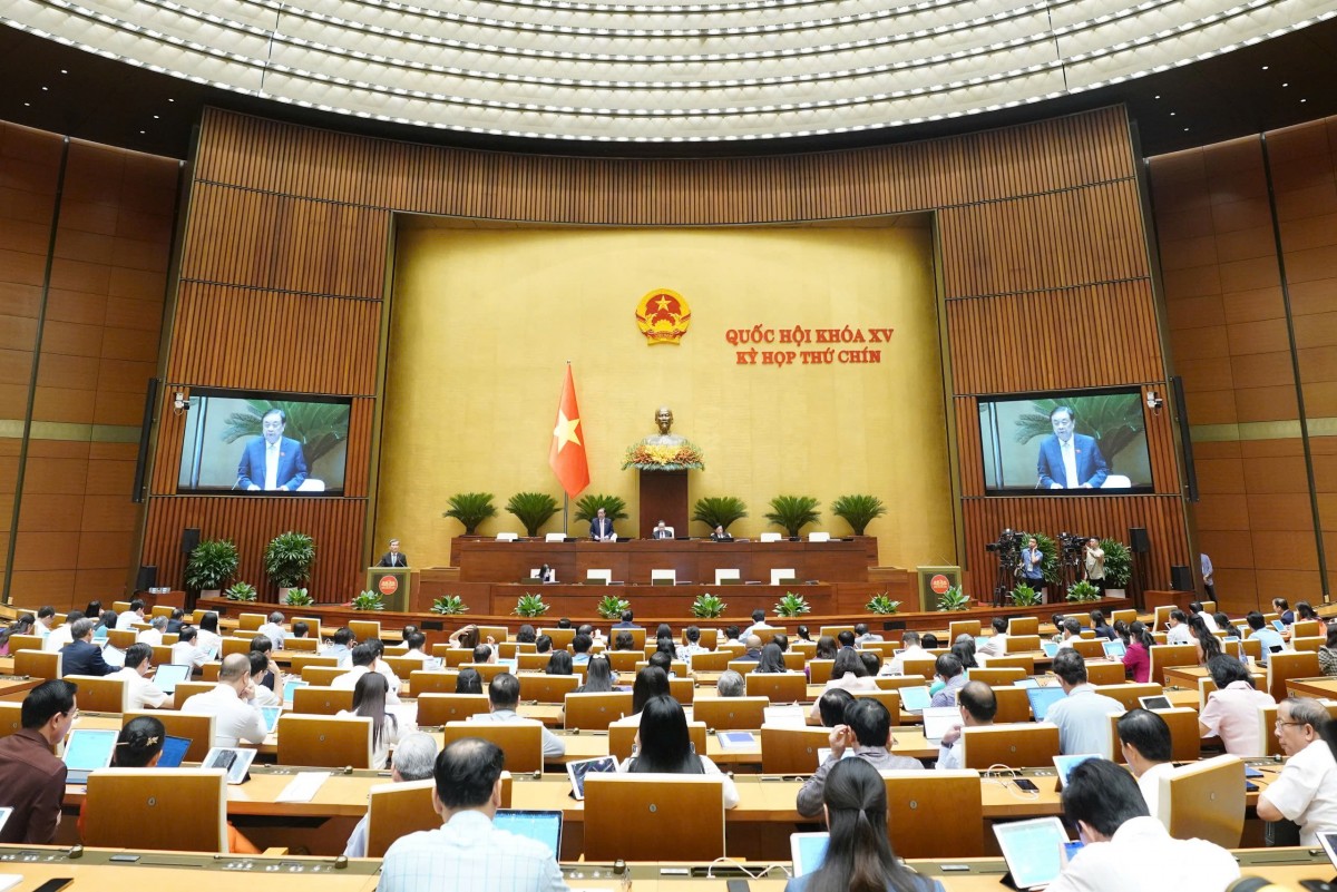 Toàn cảnh phiên họp. Ảnh: VPQH Toàn cảnh phiên họp. Ảnh: VPQH