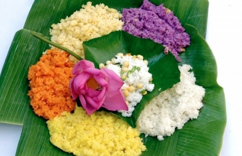 Xôi ngũ sắc: Từ bếp lửa bản làng đến hồn ẩm thực Tây Bắc