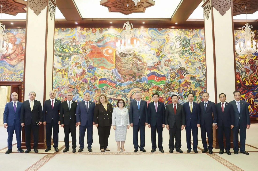 Tổng Bí thư Tô Lâm hội kiến Chủ tịch Quốc hội Azerbaijan Tổng Bí thư Tô Lâm hội kiến Chủ tịch Quốc hội Azerbaijan