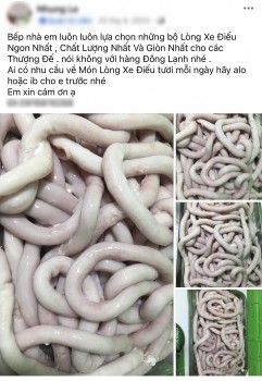 Lòng se điếu giá rẻ rao bán đầy 'chợ mạng'