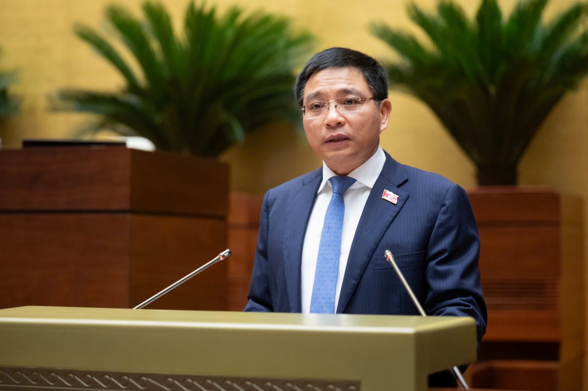 Bộ trưởng Bộ Tài chính Nguyễn Văn Thắng. Ảnh: VPQH