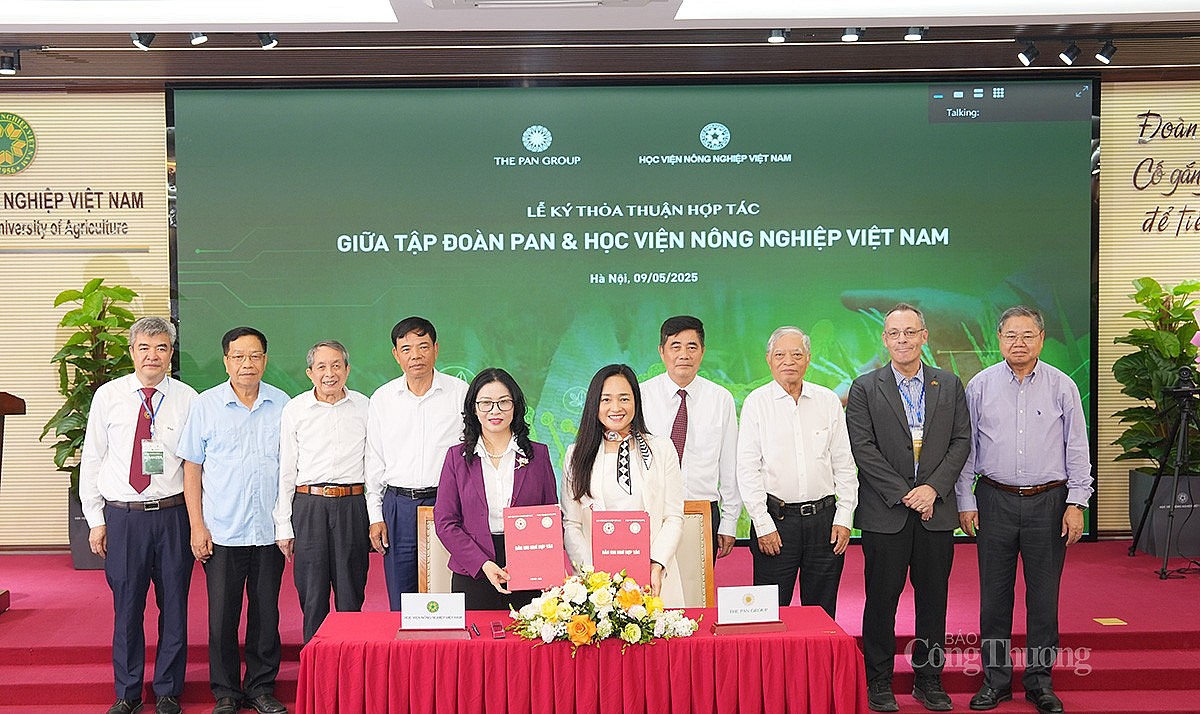 Tập đoàn PAN cùng Học viện Nông nghiệp Việt Nam đã ký kết biên bản ghi nhớ nhằm gia hạn hoạt động hợp tác giữa Học viện và Tập đoàn PAN từ năm 2023