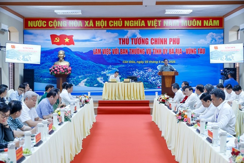 Thủ tướng cơ bản hoan nghênh tỉnh Bà Rịa - Vũng Tàu, huyện Côn Đảo đã đạt được nhiều chỉ tiêu đề ra của năm 2025. Thủ tướng cơ bản hoan nghênh tỉnh Bà Rịa - Vũng Tàu, huyện Côn Đảo đã đạt được nhiều chỉ tiêu đề ra của năm 2025.