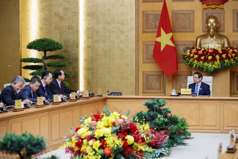 Thủ tướng Phạm Minh Chính tiếp Đại sứ Trung Quốc tại Việt Nam Hà Vĩ - Ảnh: VGP/Nhật Bắc Thủ tướng Phạm Minh Chính tiếp Đại sứ Trung Quốc tại Việt Nam Hà Vĩ - Ảnh: VGP/Nhật Bắc
