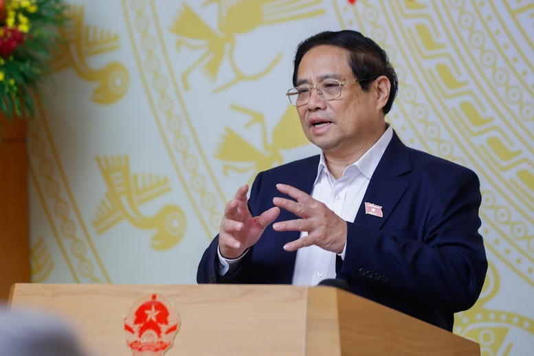 Thủ tướng Phạm Minh Chính phát biểu khai mạc phiên họp lần thứ 4 Ban Chỉ đạo Trung ương triển khai xóa nhà tạm, nhà dột nát trên phạm vi cả nước - Ảnh: VGP/Nhật Bắc Thủ tướng Phạm Minh Chính phát biểu khai mạc phiên họp lần thứ 4 Ban Chỉ đạo Trung ương triển khai xóa nhà tạm, nhà dột nát trên phạm vi cả nước - Ảnh: VGP/Nhật Bắc