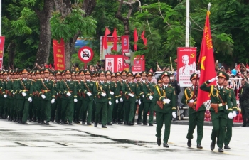 Hoành tráng lễ diễu hành mừng 70 năm ngày Giải phóng Hải Phòng