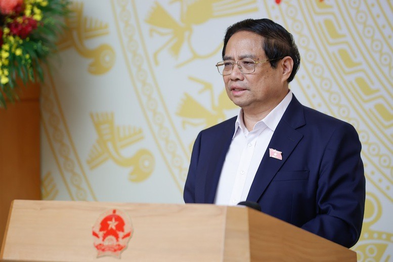 Thủ tướng nêu rõ mục tiêu không thay đổi, dứt khoát không để người dân nào phải ở trong nhà tạm, nhà dột nát - Ảnh: VGP/Nhật Bắc