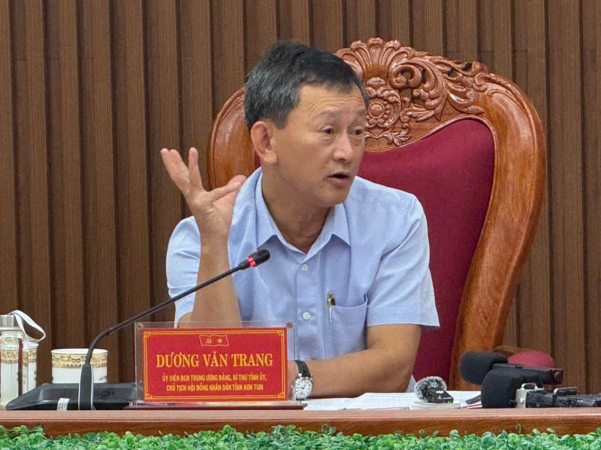 Bí thư Tỉnh ủy Kon Tum Dương Văn Trang